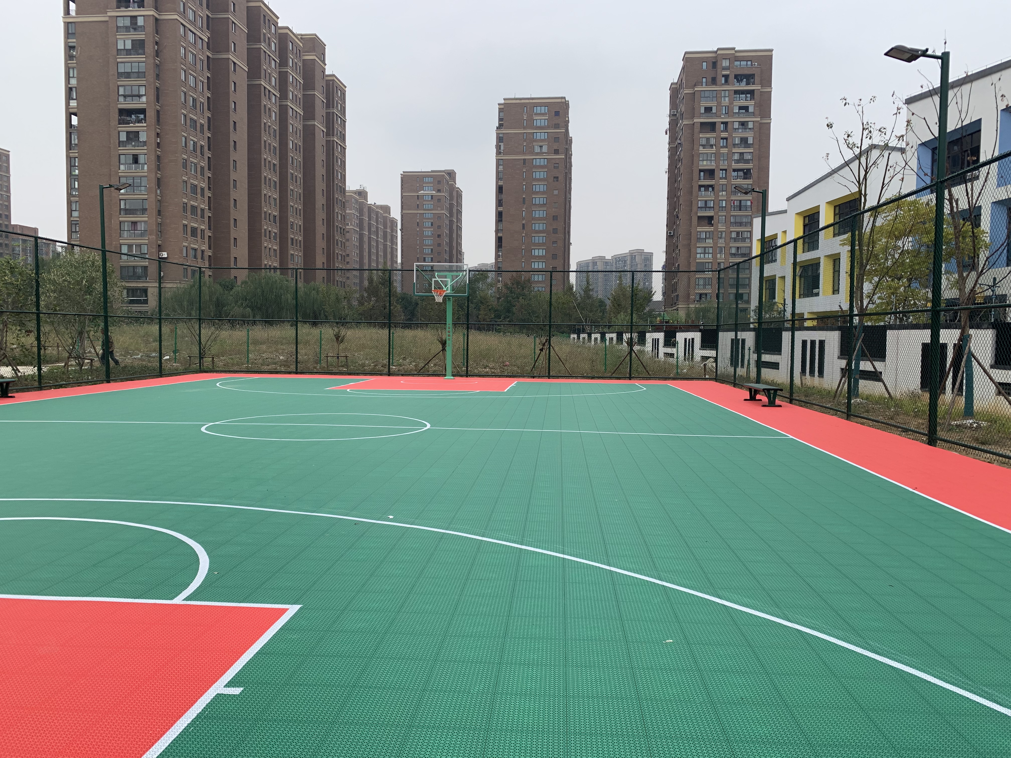 閑林街道體育運動(dòng)籃球場(chǎng)健身改造項目
